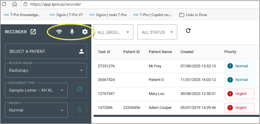 How to Change the Web Recorder Settings