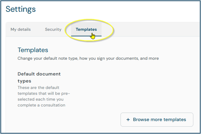 Templates
